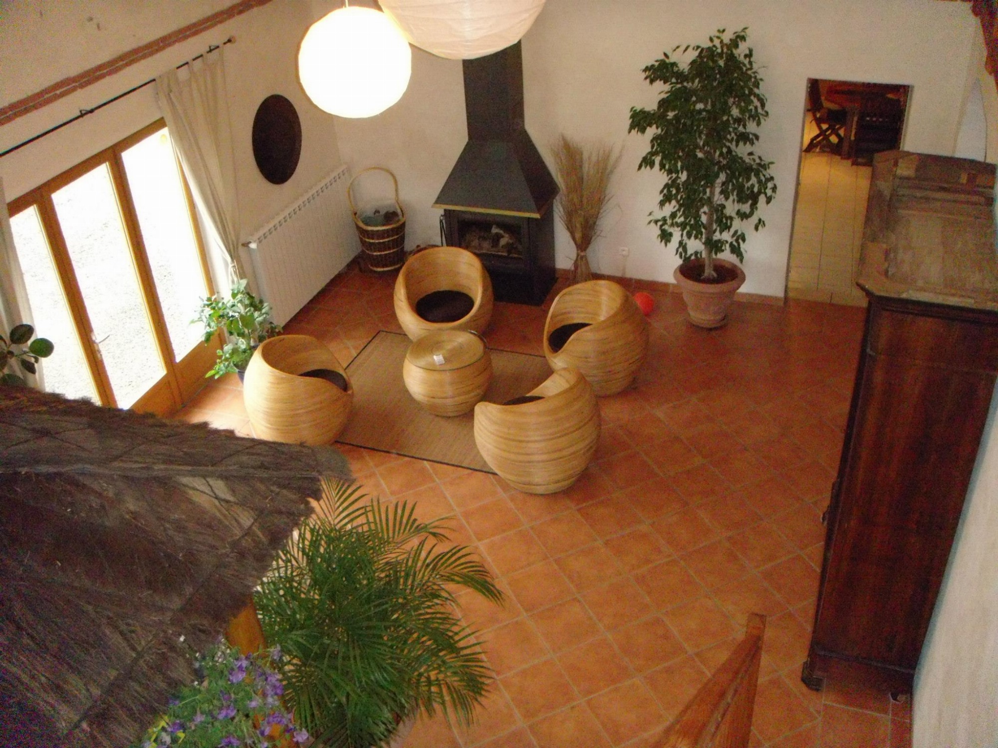 vue salon depuis mezzanine