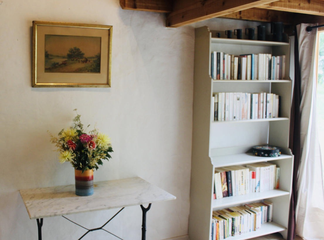 bibliothèque espace salon