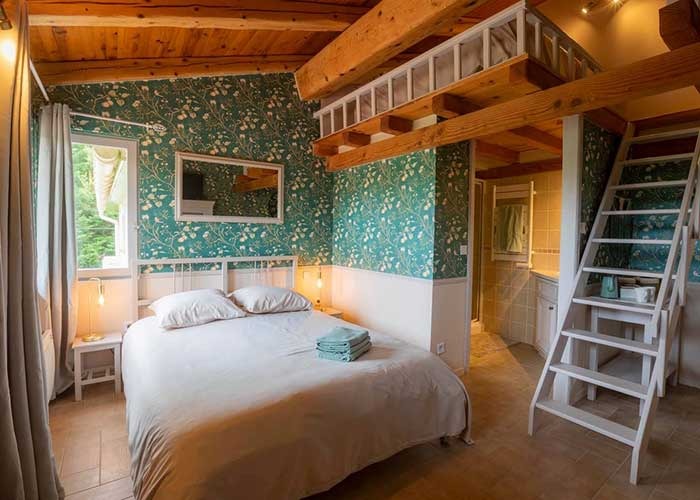Chambre trio avec lit double et lit simple