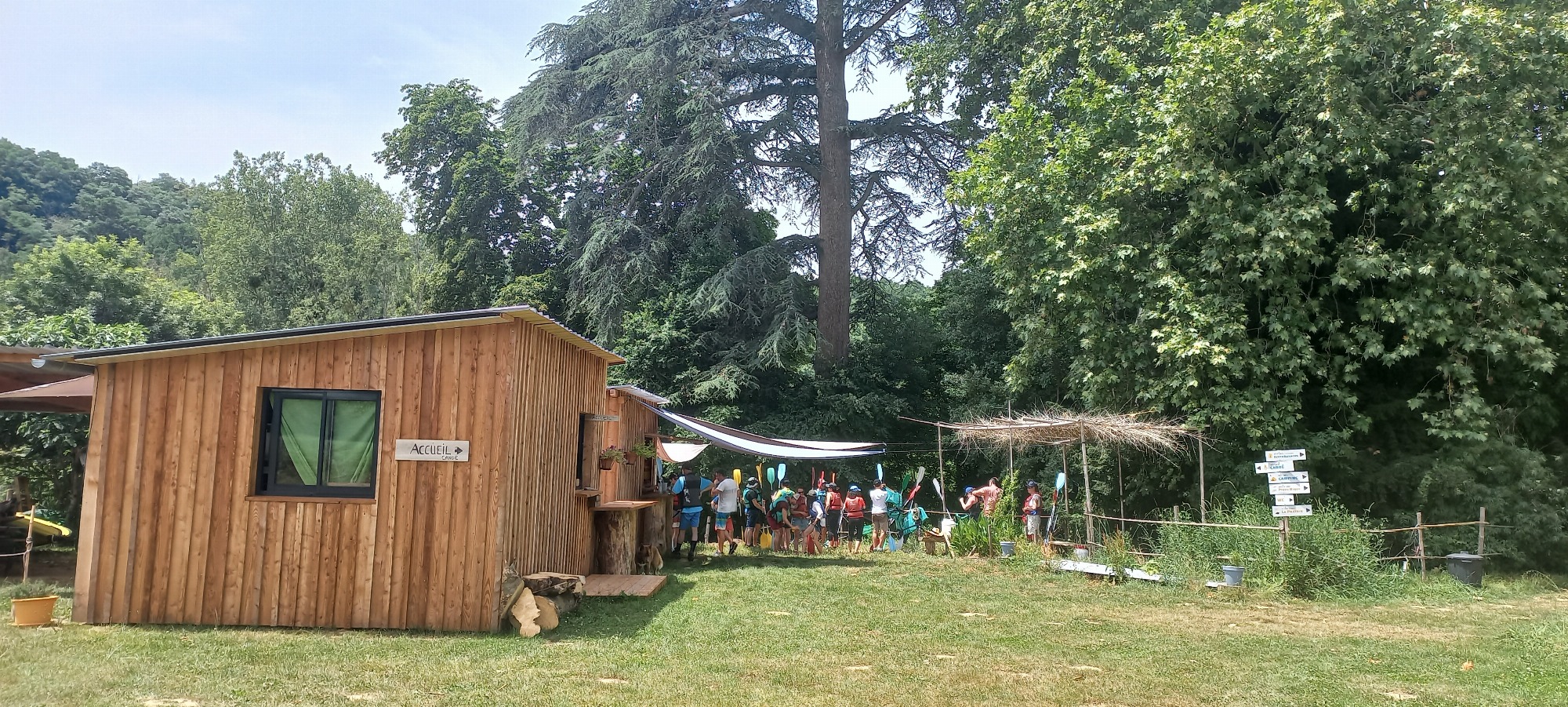 Cabanon et Accueil Canoë