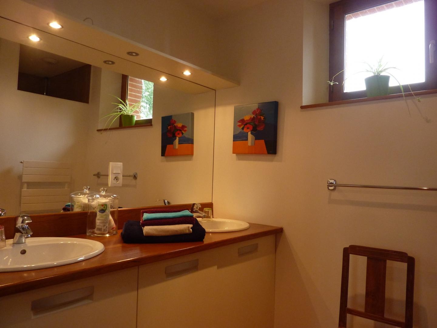Double vasque chambre