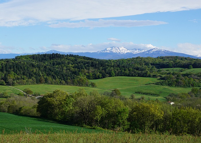 Photo chaine pyrénée
